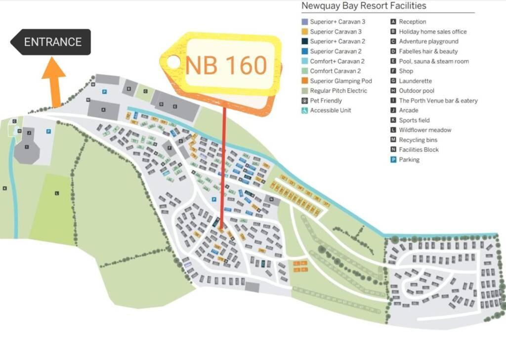 8 Sleep Chalet At Newquay Away Resorts Nb160 Bagian luar foto