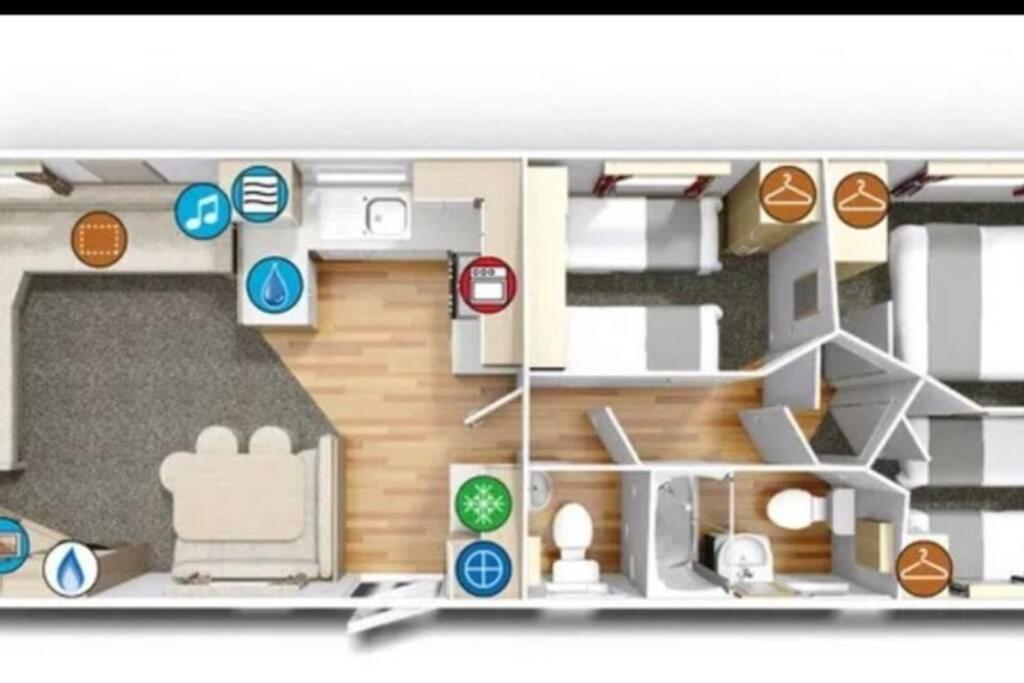 8 Sleep Chalet At Newquay Away Resorts Nb160 Bagian luar foto